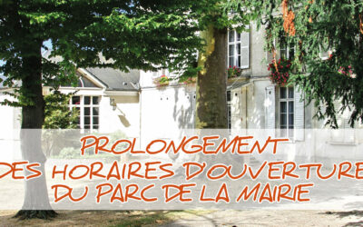 Prolongement des horaires d’ouverture du parc